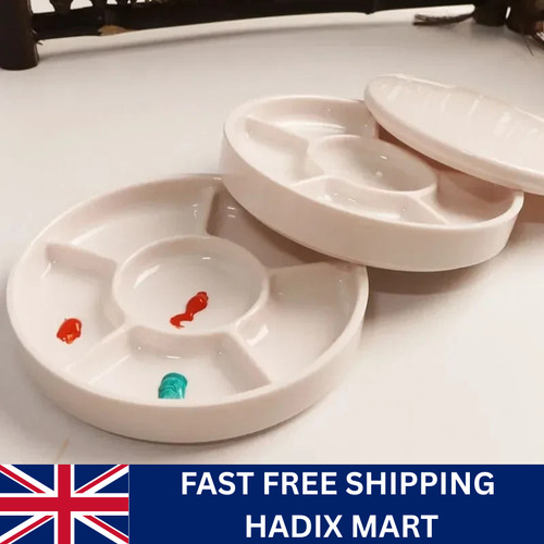 Porcelain round palette - palette, with