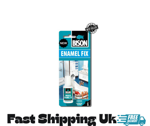 Bison enamel fix white repair - white,