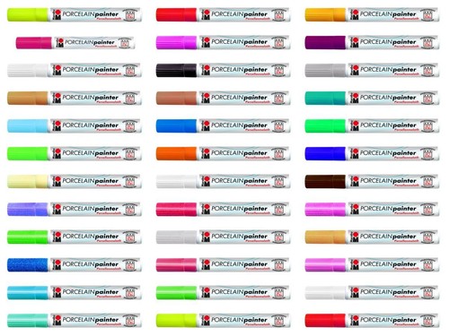 Porcelain paint marker - paint,