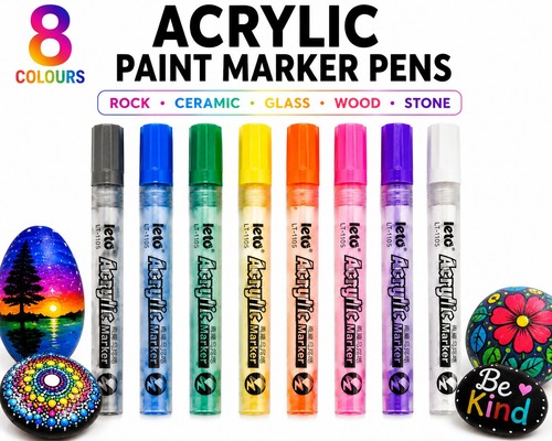 Acrylic paint pens for rock - acrylic,