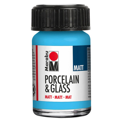 Marabu porcelain glass paint - glass,