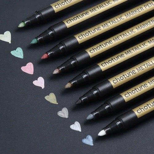 10pc metallic paint - pen, marker