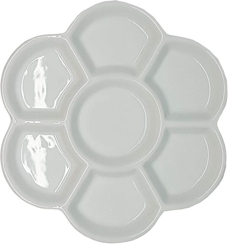 White porcelain watercolour - white,